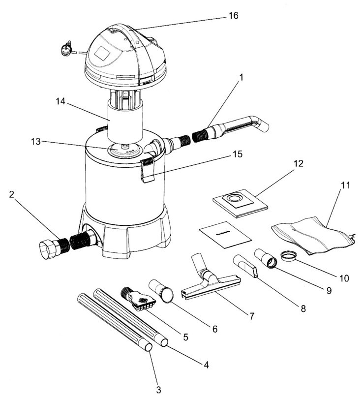 Oase Pondovac Classic Pond Vacuum Replacement Parts