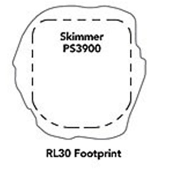 Atlantic Water Gardens RL30 Rock Lid - PS3900 Footprint