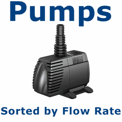 Pumps Sorted By Flow Rate