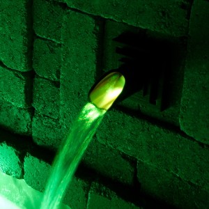 Atlantic Water Gardens Color Changing LED Wall Spout Light 2