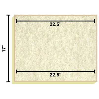 Replacement Filter Mat 22.5 x 22.5 x 17