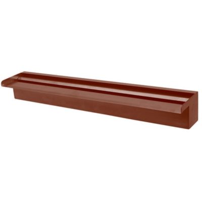 Calais 24" Sheer Falls Copper Colored Waterfall Weir
