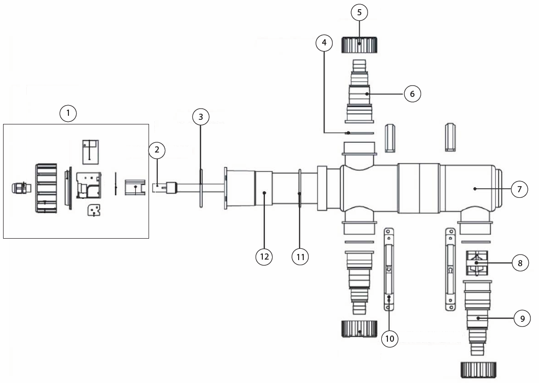 ProEco Products CUV 118, CUV 136 and CUV 172 - Replacement Parts Diagram