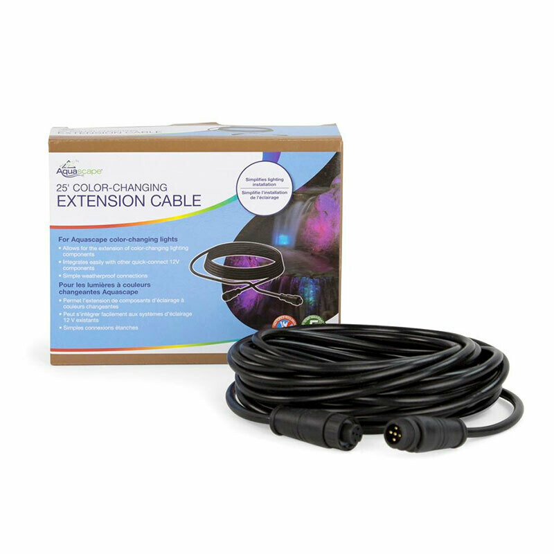 Aquascape 25 Ft. Color-Changing Lighting Extension Cable (84069)